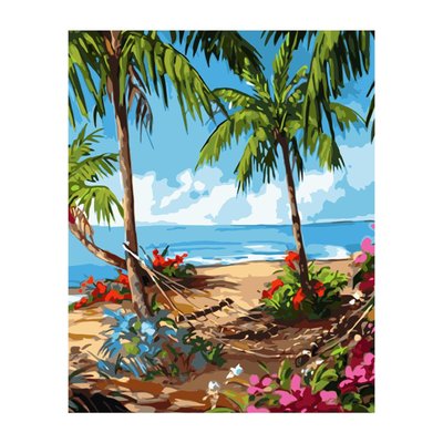 Картина за номерами Гавайські будні розміром 40х50 см Strateg (VA-3075) VA-3075 фото