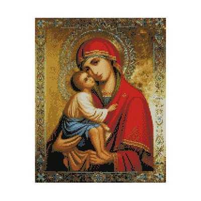 Алмазна мозаїка Донська ікона Божої Матері 40х50 см Strateg FA10375 FA10375 фото