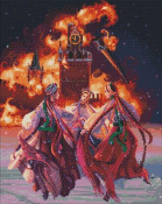 Алмазна мозаїка Вогонь вільності Jennifer Sikora 40х50 Ідейка (AMO7619) AMO7619 фото