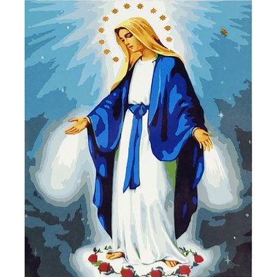 Картина за номерами Ікона Діва Марія розміром 40х50 см Strateg (SY6652) SY6652 фото