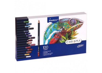 Набор цветных карандашей Marco Chroma 100 шт в картонной упаковке (8010-100CB) 8010-100CB фото