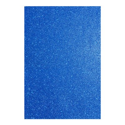 Фоамиран ЕВА синій з глітером 200*300 мм товщина 17 мм 10 листів код: 742680 742680 фото