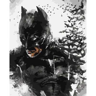 Картина за номерами Темный рыцарь Бэтмен 40х50 см Strateg (DY164) DY164р фото