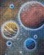 Алмазна мозаїка Таємничий космос з голограмними стразами (AB) Світлана Теренчук Идейка 40х50 (AMO7641) AMO7641 фото 1