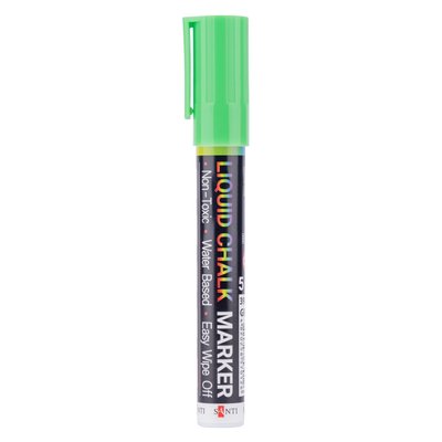 Крейдяний маркер SANTI зелений 5 мм (390614) 390614 фото