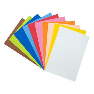 Набір Фоаміран ЕВА різнокольорового 10 кольорів А4 товщина 1 7 мм Santi (742924) 742924 фото