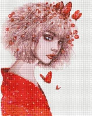 Алмазна мозаїка Поцілунок метеликів ©lesya_nedzelska_art Ідейка 40х50 (AMO7419) AMO7419 фото