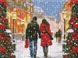 Алмазна мозаїка Різдвяна атмосфера з голограмними стразами art_selena_ua 30х40 Ідейка (AMO7819) AMO7819 фото 1