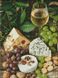 Алмазна мозаїка Біле вино із сиром 30х40 Ідейка (AMO7378) AMO7378 фото 1