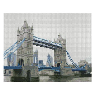 Алмазна мозаїка Лондонський Tower Bridge 40х50 см Strateg FA40841 FA40841 фото