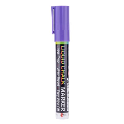Крейдяний маркер SANTI фіолетовий 5 мм (390616) 390616 фото