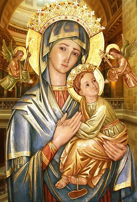 Алмазна мозаїка Пристрасна ікона Божої матері 30*40 см з рамкою (10707) 10707 фото