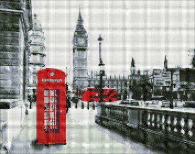 Алмазна мозаїка на підрамнику Дзвінок із Лондона 40х50 (AMO7225) AMO7225 фото