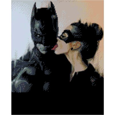 Алмазна картина Бетмен і жінка-кішка розміром 40х50 см Strateg FA40850 FA40850 фото