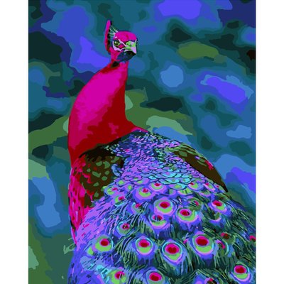 Картина за номерами ПРЕМІУМ Чарівна птаха розміром 40х50 см Strateg (GS182) GS182 фото