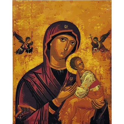Картина за номерами Страсна ікона Божої Матері розміром 40х50 см Strateg (GS021) GS021 фото