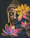 Алмазна мозаїка Будда з лотосами art_selena_ua 40х50 Ідейка (AMO7799) AMO7799 фото 1