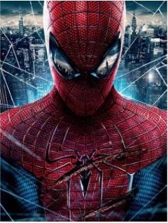 Алмазна мозаїка Людина павук на підрамнику 30х40 (56048-1) 56048-1 фото