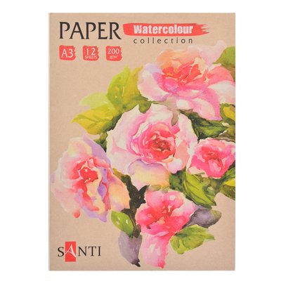 Набір акварельного паперу А3 Paper Watercolour Collection 12 шт (741706) 741706 фото