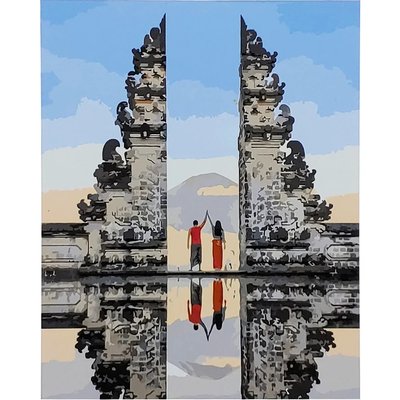 Картина за номерами Небесні ворота на Балі 40х50 см Strateg (SY6664) SY6664 фото