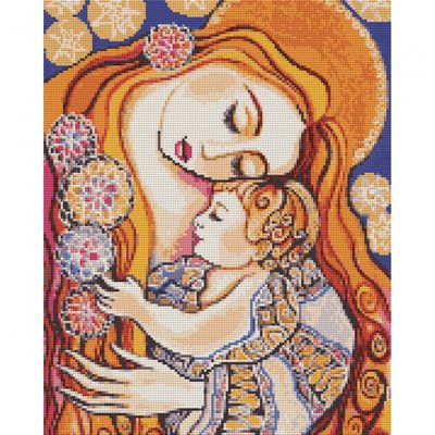 Алмазна мозаїка Материнська любов SANTI 40*50см на підрамнику (954708) 954708 фото
