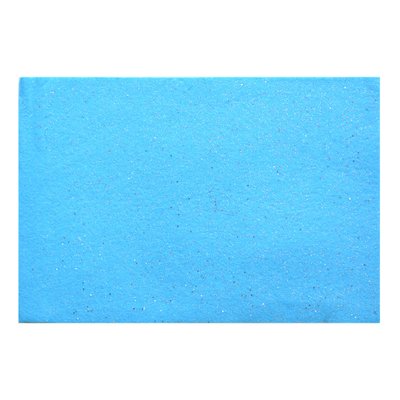 Набір Фетр Santi м'який з глит. блакитний 21*30см (10л) код: 741810 741810 фото