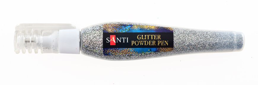 Ручка Santi з розсипним глітером срібло 10г. код: 411739 411739 фото