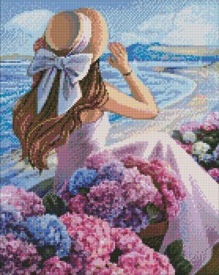 Алмазна мозаїка Квітуче узбережжя ©Kira Corporal 40х50 Ідейка (AMO7384) AMO7384 фото