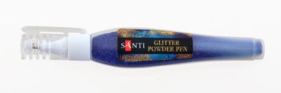 Ручка Santi с рассыпным глиттером голубой 10г. код: 411743 411743 фото