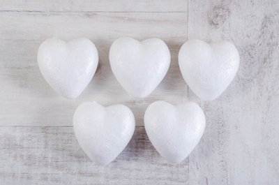 Набір пінопластових фігурок SANTI "Серце" 5шт/уп. 60mm код: 740612 740612 фото
