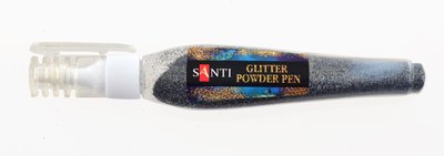 Ручка Santi з розсипним глітером чорний 10г. код: 411745 411745 фото