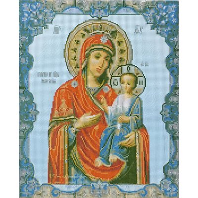 Алмазна мозаїка Ікона Казанської Божої Матері розміром 40х50 см Strateg (D0005) D0005 фото