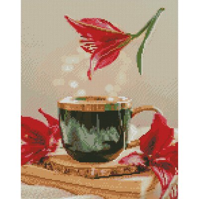 Алмазна Мозаїка Чашка кави 30х40 см Strateg (KB007) KB007 фото
