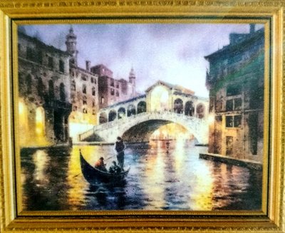 Алмазная мозаика Огни Венеции 30*40см с рамкой 41*31*25 см (H9101) H9101 фото