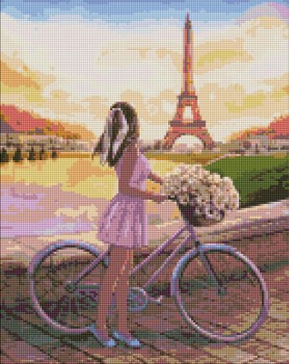 Алмазна мозаїка Романтика в Парижі ©Kira Corporal 40х50 Ідейка (AMO7439) AMO7439 фото
