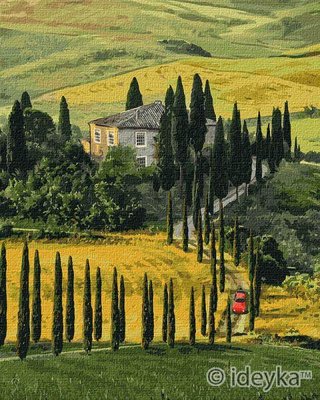 Картина за номерами Подорож до Тоскани 40х50 (KHO2297) KHO2297 фото