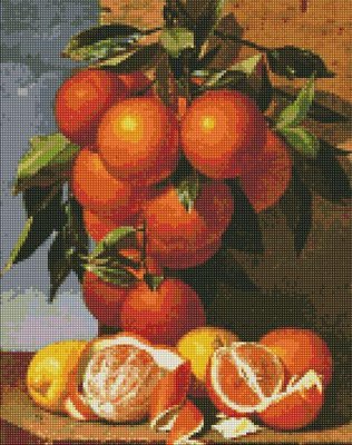 Алмазная мозаика Апельсины и лимоны ©Antonio Mensaque 40х50 Идейка (AMO7246) AMO7246 фото