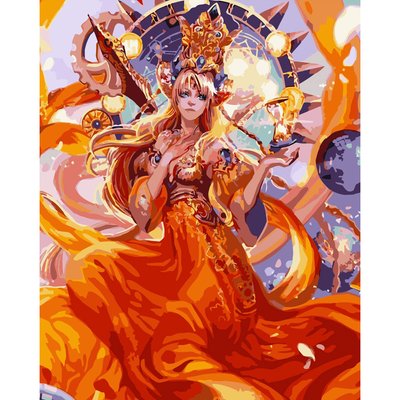 Картина за номерами Богиня сонця розміром 40х50 см Strateg (GS345) GS345 фото