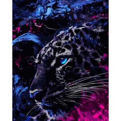 Картина за номерами Космічний леопард розміром 40х50 см Strateg (SY6759) SY6759 фото
