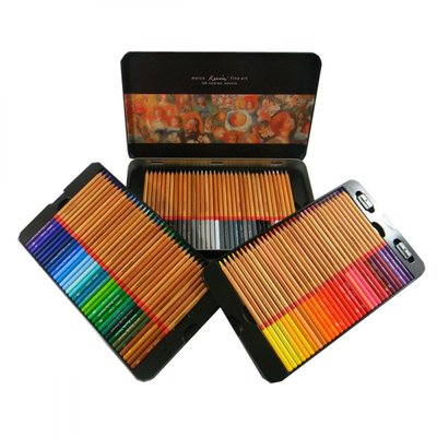 Набір кольорових олівців Marco 3100-100 TN FineArt в металевій упаковці 100 кольорів ( 3100-100 TN FineArt ) 3100-100 TN FineArt фото