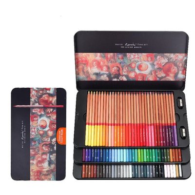 Набір кольорових олівців Marco Fine Art 100 шт в металевому пеналі (FineArt-100TN) FineArt-100TN фото