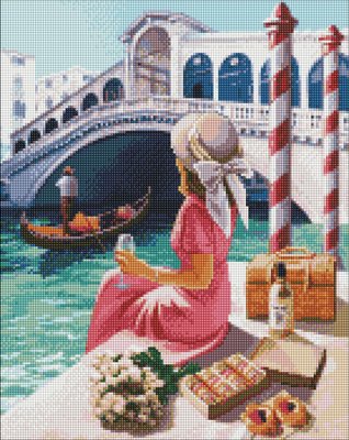 Алмазная мозаика Очаровательная Венеция ©Kira Corporal 40х50 Идейка (AMO7525) AMO7525 фото