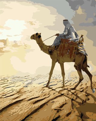 Картина за номерами Єгипет Верблюд Origamі 40*50 см LW3163 LW3163 фото