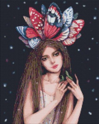 Алмазна мозаїка Барви метеликів lesya_nedzelska_art 40х50 Ідейка (AMO7265) AMO7265 фото