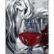 Картина за номерами c алмазной мозайкой Девушка и вино 40*50 см. SANTI (954679) 954679 фото 1