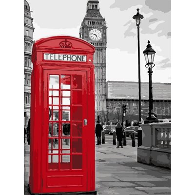 Картина за номерами Дзвінок з Лондону 40*50 см АРТ-КРАФТ (11212-AC) 11212-AC фото