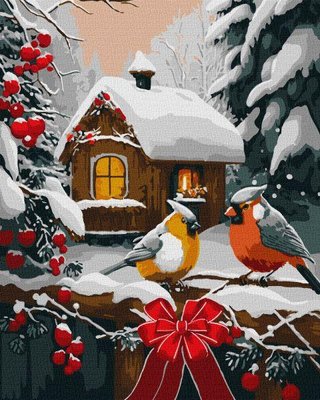 Картина за номерами Снігова казка art_selena_ua 40х50 Ідейка (KHO6534) KHO6534 фото